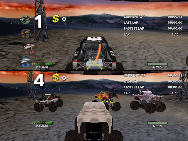 Monster Trux Extreme: Offroad Edition screenshot 5 for Playstation 2